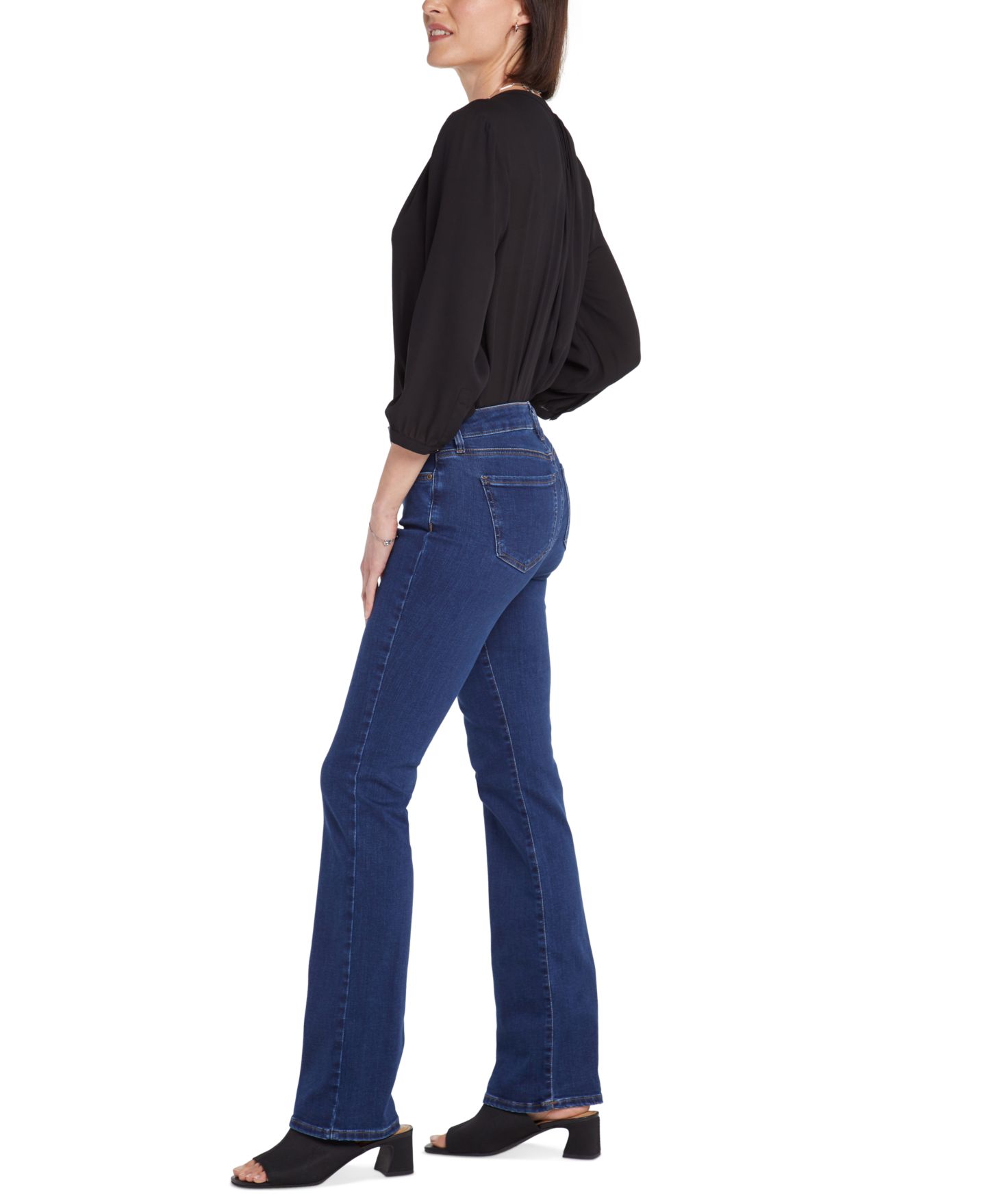Женские джинсы NYDJ Barbara Bootcut High-Rise Tummy-Control Denim Jeans, цвет: Quinn — фото 5