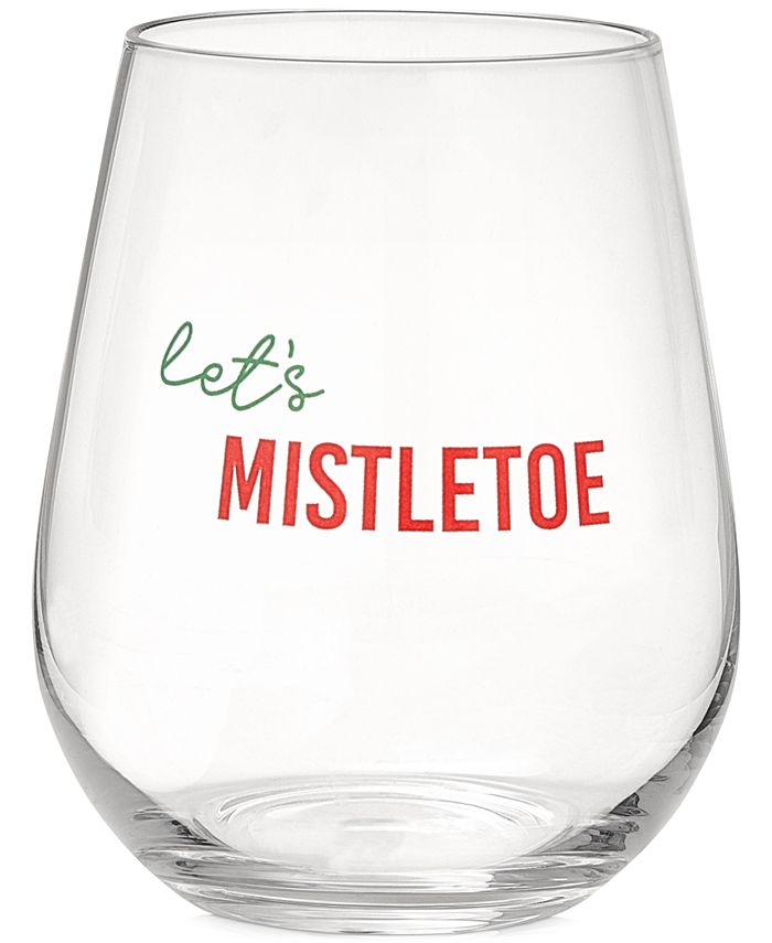 The Cellar Holiday Stemless Wine Glasses, Set of 4, Created for Macy's