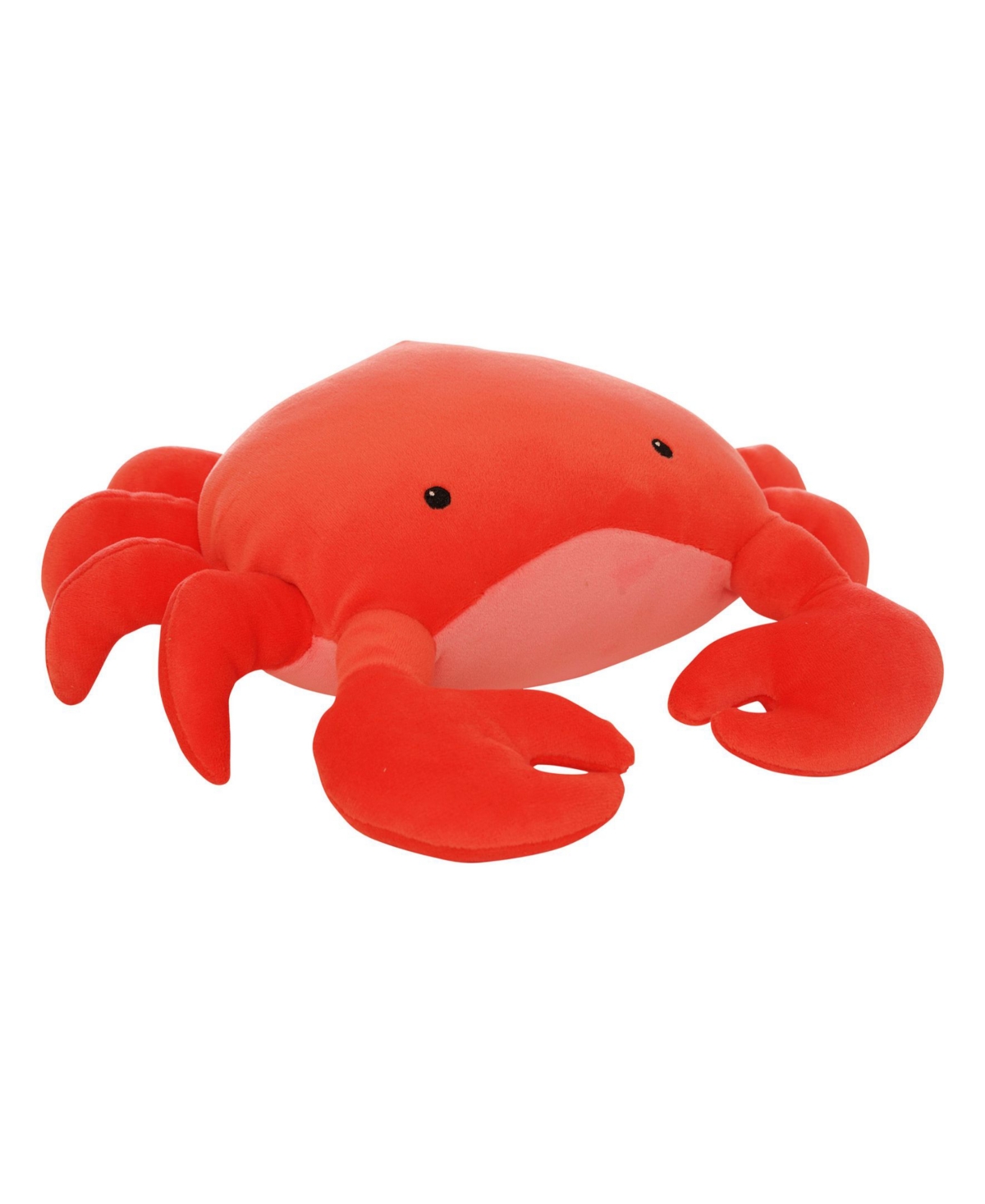 Manhattan Toy Company Crabby Abby Velveteen Sea Life Toy Crab Stuffed Animal In Multi