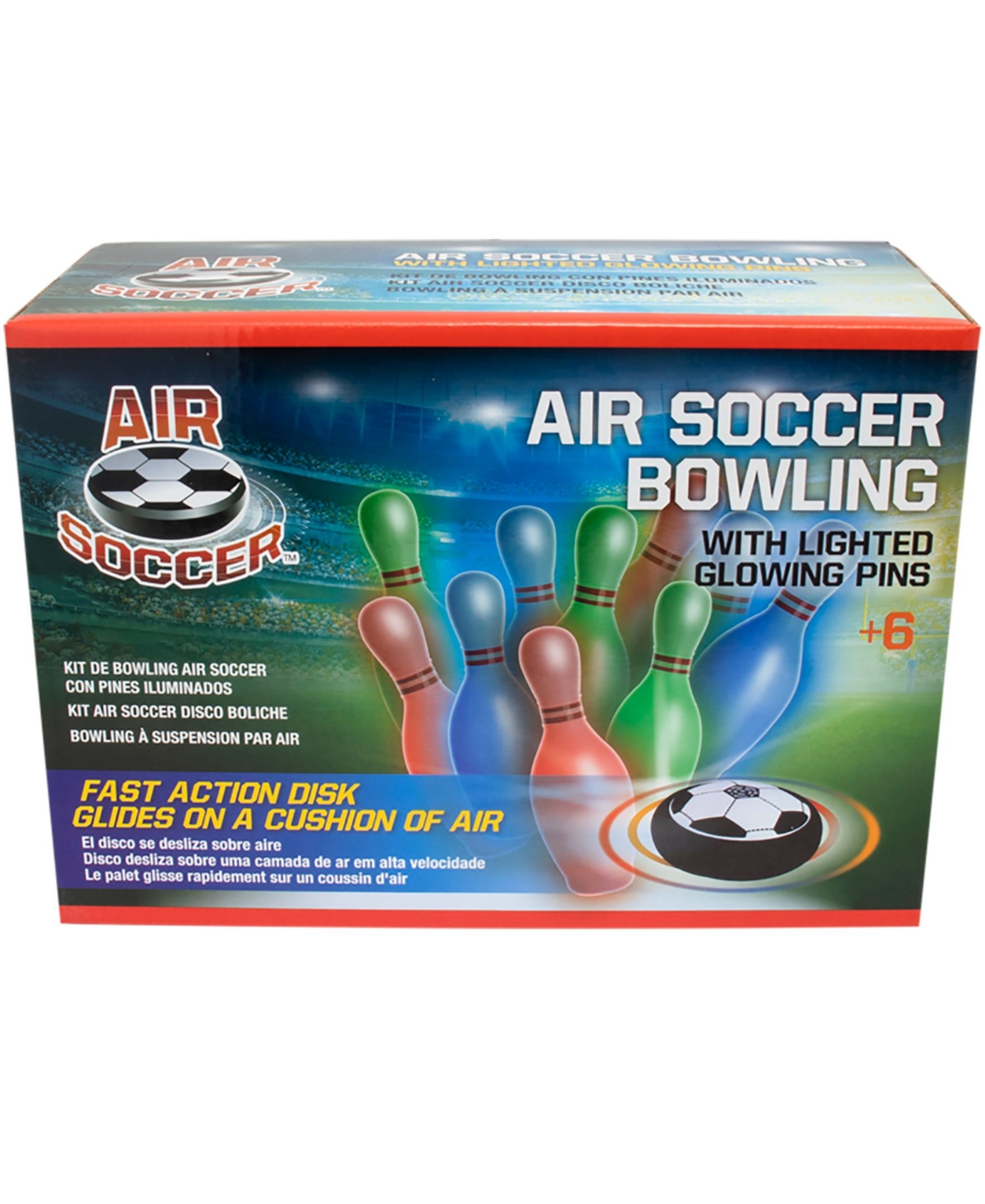 Maccabi Art Air Soccer Bowling With Light-up Pins Game In Multi