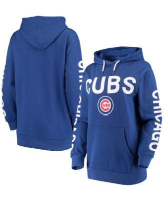 Men's Chicago Cubs Mitchell & Ness Royal Head Coach Hoodie