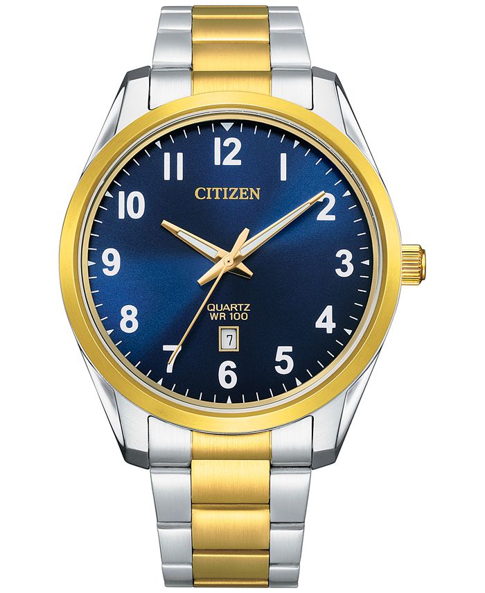 Citizen - Men's Two-Tone Stainless Steel Bracelet Watch 42mm