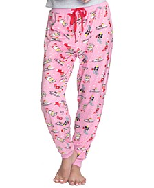 Printed Fleece Pajama Pants