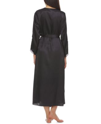 Stella Satin Venise Trim Robe