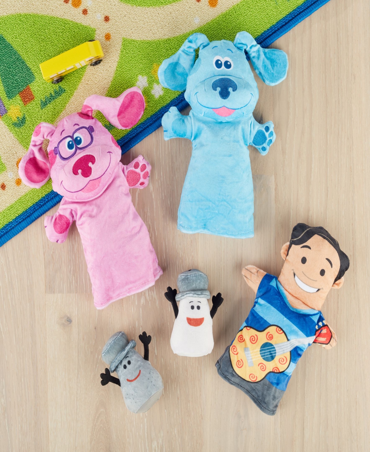 Melissa & Doug Blues Clues You Hand Finger Puppets, Set Of 5 In Multi