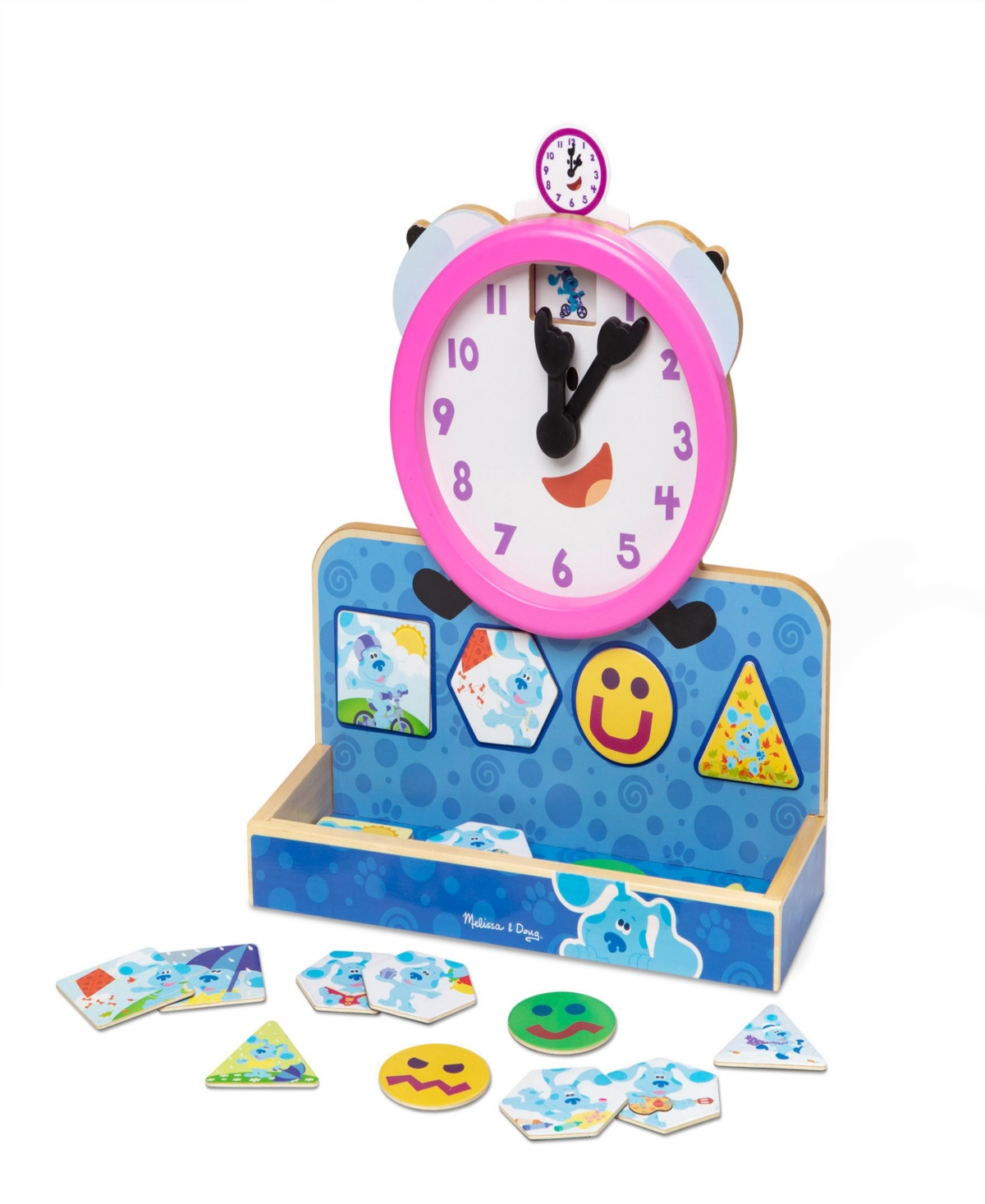 Melissa & Doug Kids' Blues Clues You Tickety Tock Magnetic Clock, 31 Piece In Multi