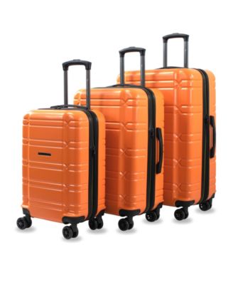 orange spinner luggage