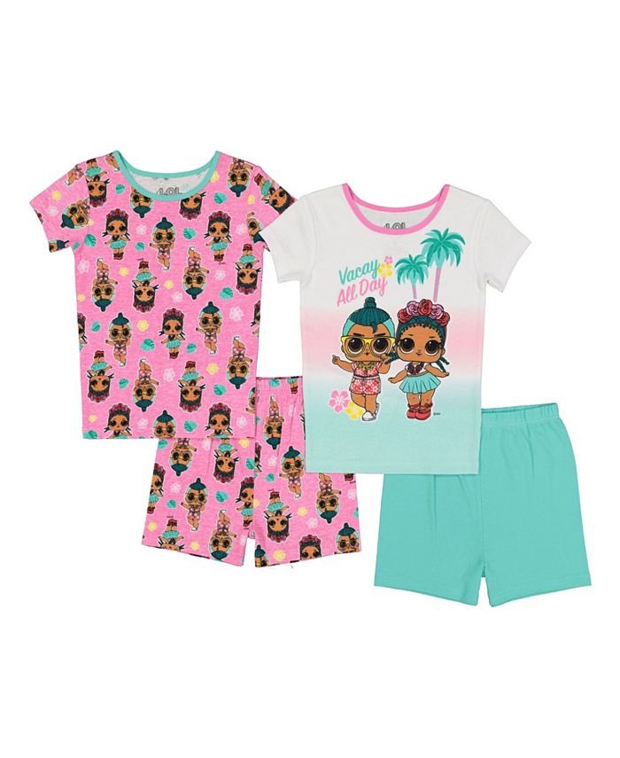 LOL Surprise Little Girls Pajama 4 Piece Set Macy s