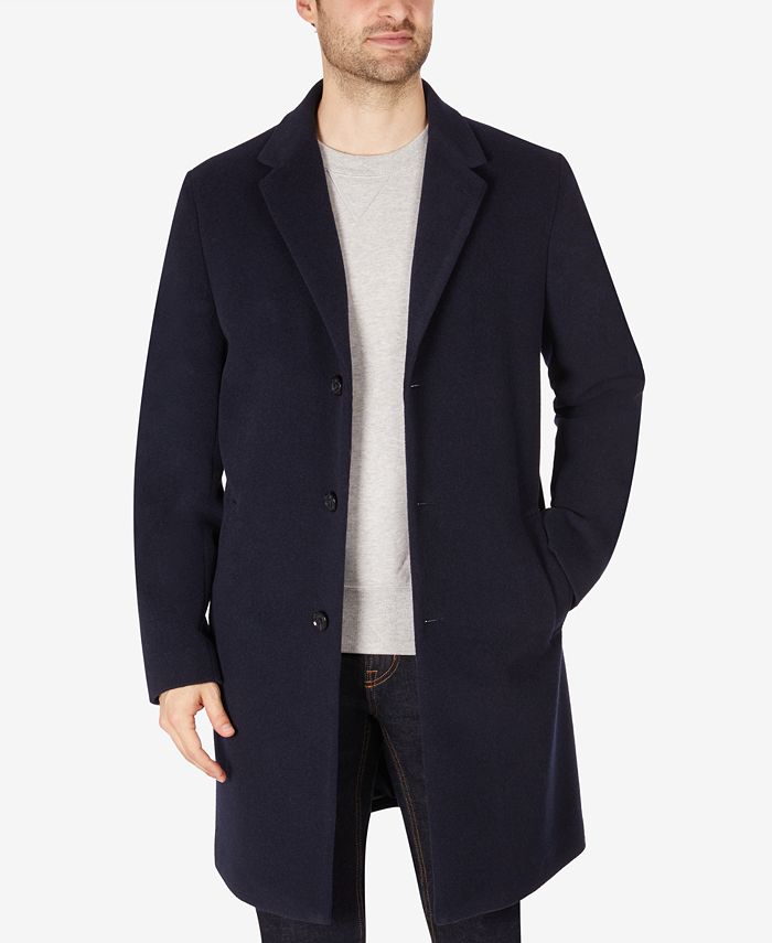 ramme Albany Investere Tommy Hilfiger Men's Addison Wool-Blend Trim Fit Overcoat & Reviews - Coats  & Jackets - Men - Macy's
