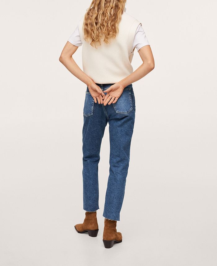 MANGO Women's AnkleLength StraightFit Jeans Macy's