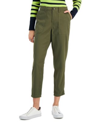 tommy hilfiger cropped cargo pants