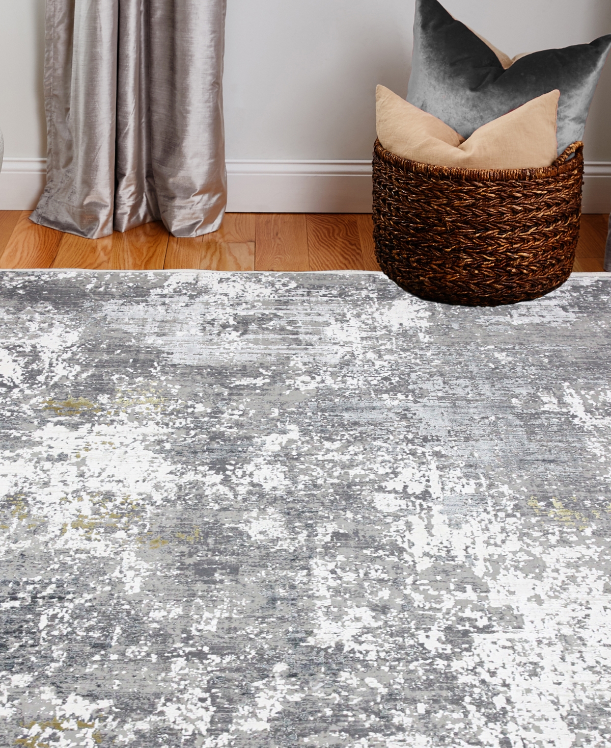 Bb Rugs Charm ALR119 Area Rug - Gray
