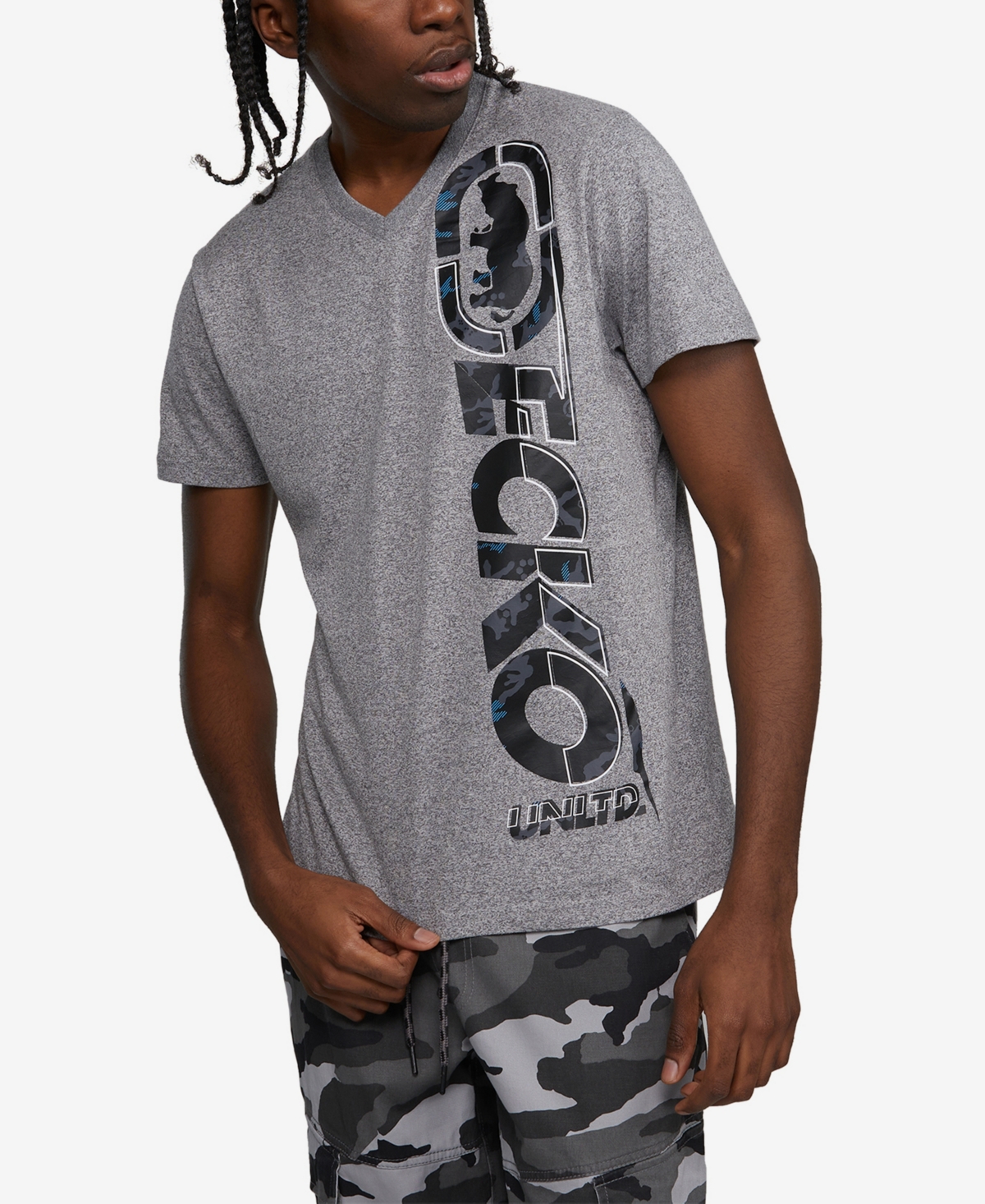 Ecko Unltd Men's Big and Tall Short Sleeves Insta Classic T-shirt