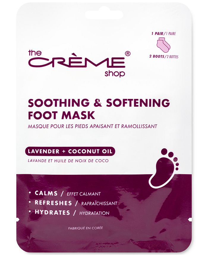 The Crème Shop - Soothing & Softening Foot Mask, 3-Pk.