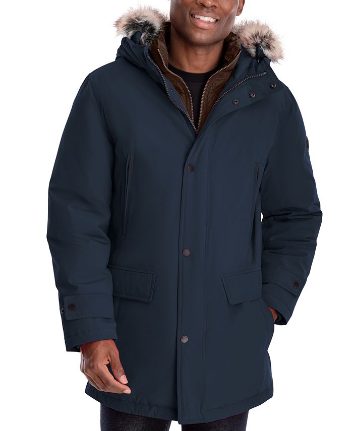 Michael Kors Michael Kors Men's Hooded Bib Snorkel Parka, Created for