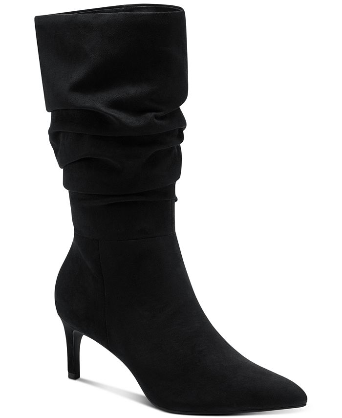Alfani Women's Lissa Slouch Boots, Created for Macy's & Reviews - Boots ...