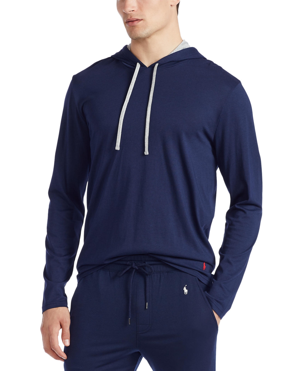 Polo Ralph Lauren Men's Supreme Comfort Classic-fit Pajama Hoodie In Cruise Navy