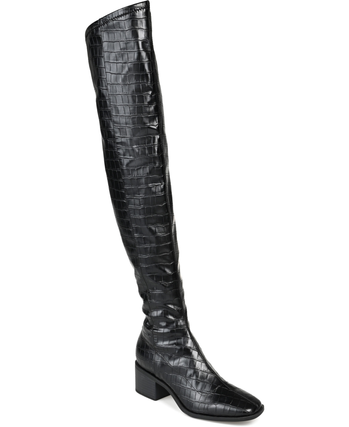 Women's Mariana Wide Calf Boots - Croco