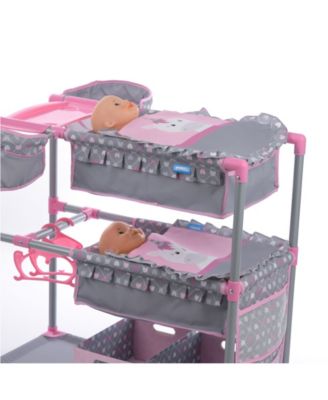 Hauck Unicorn Twin Toy Doll Stroller and Twin Care Center