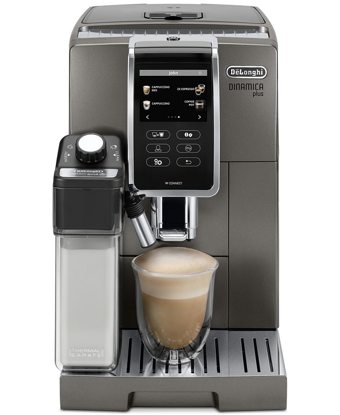 Gepland Kenmerkend Analist De'Longhi Dinamica Plus Fully Automatic Espresso Machine & Reviews - Coffee  Makers - Kitchen - Macy's