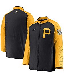 Men's Black Pittsburgh Pirates Authentic Collection Dugout Full-Zip Jacket