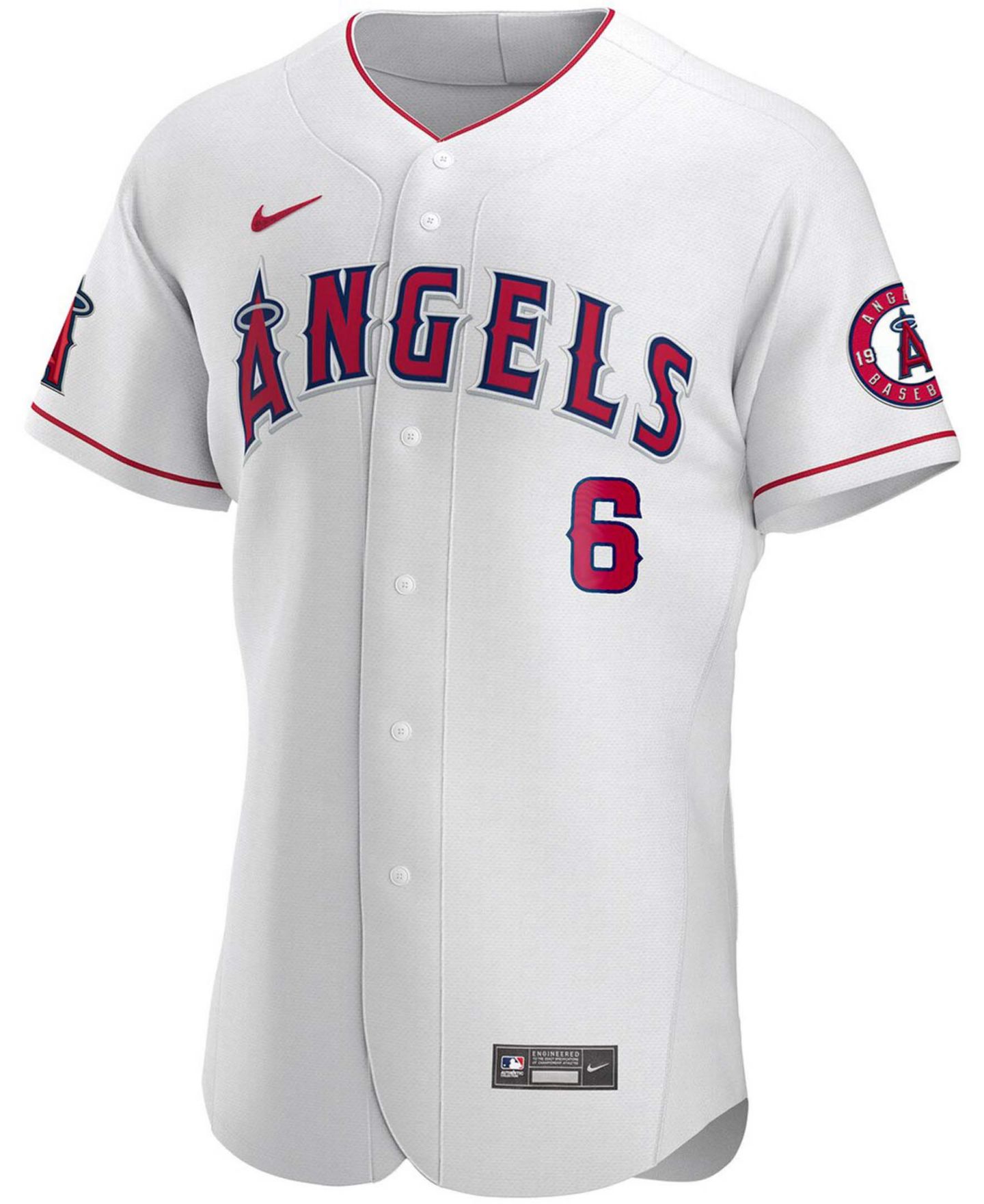 Мужской топ Nike Anthony Rendon White Los Angeles Angels Authentic Player Jersey — фото 3