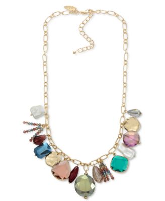 Photo 1 of Style & Co Multi-Bead Statement Necklace, 18"+ 3" extender,