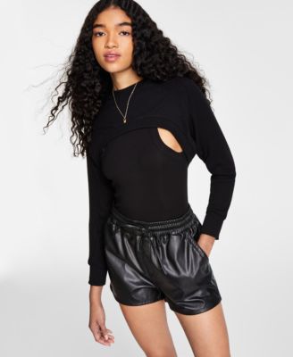 LNA - Ribbed Sweater Shrug