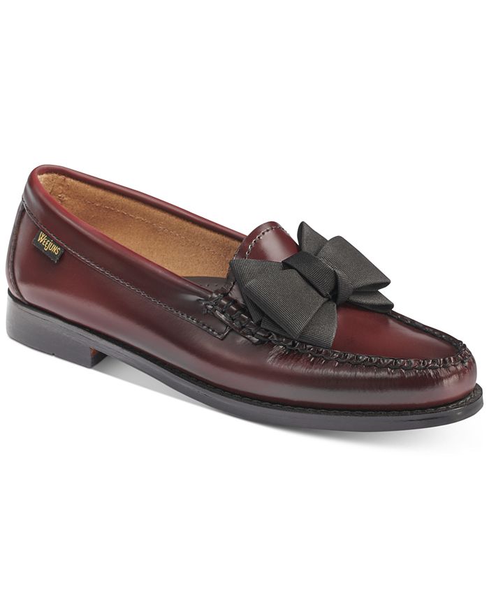 GH Bass Bow Weejun Loafer Flats -