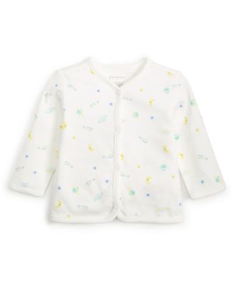 First Impressions - Baby Boys Cotton Space Cardigan