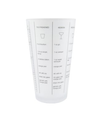 Recipe Shaker and Tools Mixology Set, 5 Pieces