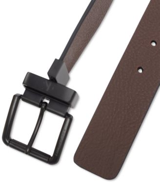 Men's Pebble Grain Reversible Jean Belt