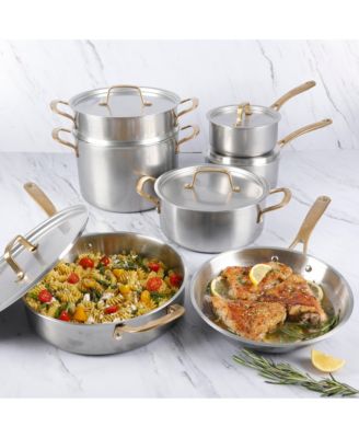 Martha Stewart Collection Martha Stewart 12-Pc. Stainless Steel ...