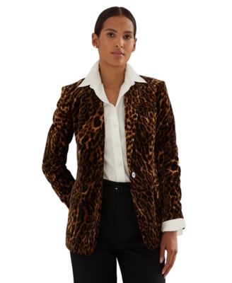 ralph lauren velvet blazer