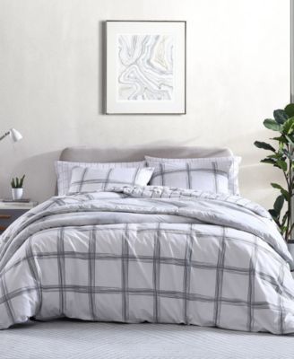 City Scene Kita Plaid Comforter Set Bedding