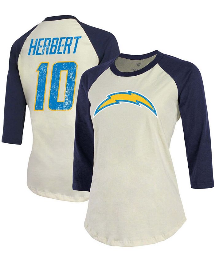 Los Angeles Chargers Alternate Name & Number Long Sleeve T-Shirt - Justin  Herbert - Mens