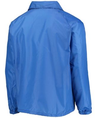 Men's Royal Buffalo Bills Coaches Classic Raglan Full-Snap Windbreaker Jacket