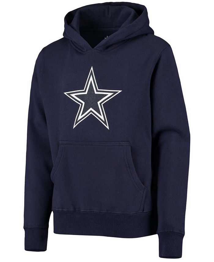 Outerstuff Big Boys Navy Dallas Cowboys Team Logo Pullover Hoodie - Macy's