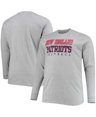 Kansas City Chiefs Fanatics Branded Big & Tall Practice Long Sleeve T-Shirt  - Heathered Gray