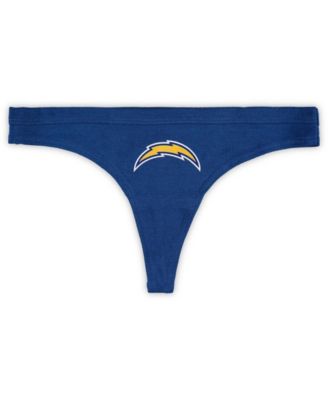 Women's Powder Blue Los Angeles Chargers Solid Thong - Macy's