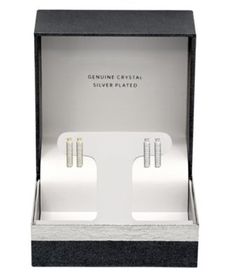 Gold Plated 2-Piece Click Top Hoop Earrings Set