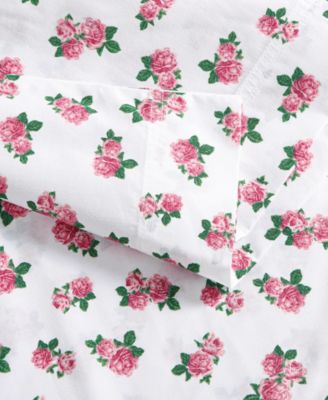 CLOSEOUT! Printed Cotton Percale 4-Pc. Sheet Set, Queen