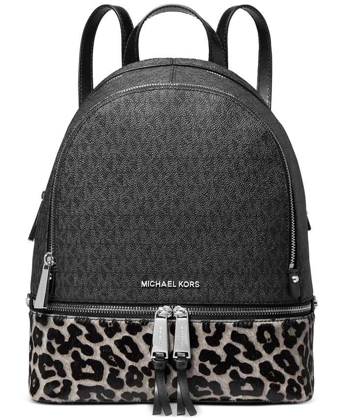 Michael Kors Rhea Zip Medium Backpack & Reviews - Handbags & Accessories -  Macy's