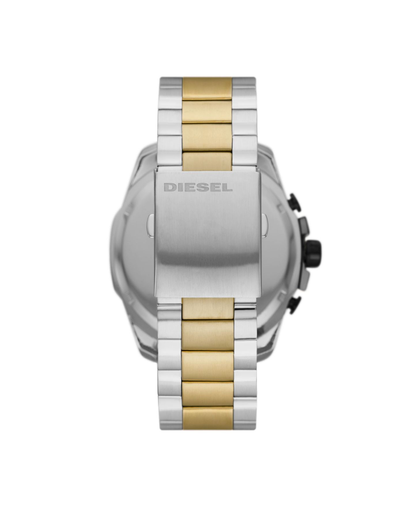 Мужские часы Diesel Mega Chief Chronograph Two-Tone Stainless Steel Bracelet Watch, 51mm — фото 3