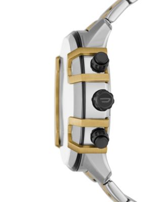 Men's Griffed Chronograph Two-Tone Stainless Steel Bracelet Watch, 48mm