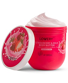 Strawberry Milk Body Butter, Bath and Body Care, 12 Oz