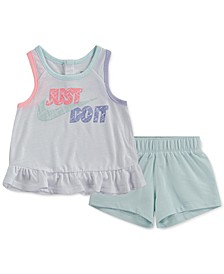 Baby Girls 2-Pc. JDI Tank & Shorts Set
