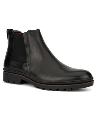 macy's black chelsea boots