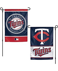 Multi Minnesota Twins 12" x 18" Double-Sided Garden Flag