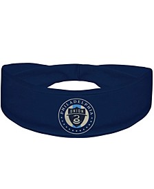 Navy Philadelphia Union Primary Logo Cooling Headband